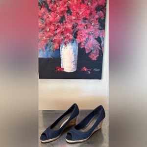 Life Stride Blue Wedge Espadrille-10